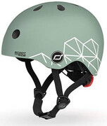 Scoot & Ride Kask Ochronny XXS-S dla dzieci 1-5 lat Green Lines Scoot & Ride