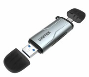 UNITEK Czytnik kart SD/microSD USB-A 5Gbps/USB-C R1010A Czytnik kart SD/microSD USB-A 5Gbps/USB-C R1010A UNITEK
