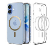 Spigen Ultra Hybrid Mag Magsafe do Iphone 17 Clear/Gold Spigen