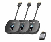 Unitek Bezprzewodowy transmiter HDMI 1080p, nadajnik + 2 odbiorniki Unitek