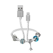 SBS Kabel USB-microUSB SBS CHARMS a'la bransoletka # SBS