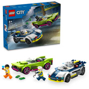 LEGO City 60415 Pościg radiowozu za muscle carem LEGO