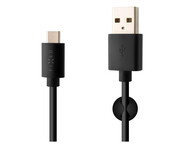 FIXED Kabel USB-A/USB-C 1m czarny FIXED