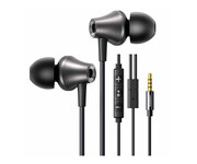 UGREEN Słuchawki dokanałowe 3.5mm EP105 czarny UGREEN