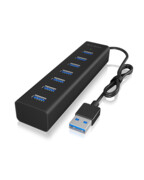 ICY BOX HUB USB-A - 7x USB-A z zasilaczem ICY BOX