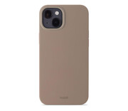 Holdit Silicone Case iPhone 15 Plus Mocha Brown Holdit