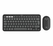 LOGITECH Zestaw klawiatura i mysz Pebble Combo for Mac Tonal Graphite 920-012244 Grafitowy Zestaw klawiatura i mysz Pebble Combo for Mac Tonal Graphite 920-012244 Grafitowy LOGITECH