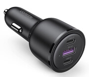 UGREEN Ładowarka samochodowa 69W 5A 2 x USB -C + USB-A (PD,QC) UGREEN