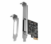 AXAGON Kontroler PCIe 1x port równoległy LPT, w zestawie SP & LP Kontroler PCIe 1x port równoległy LPT w zestawie SP LP AXAGON