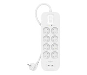 Belkin SurgePlus 8x FR, 2x USB-C, 2m Belkin