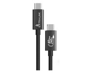 ExtraLink Smart Life Braided USB-C 240W, 40Gbps, 2m Czarny ExtraLink