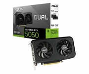ASUS GeForce RTX 5050 Dual OC 8GB GDDR6 DLSS4 DUAL-RTX5050-O8G GeForce RTX 5050 Dual OC 8GB GDDR6 DLSS4 DUAL-RTX5050-O8G ASUS
