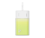 Baseus Powerbank Popsicle 5200mAh 20W z kablem biało-zielony Baseus