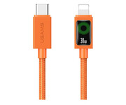 USAMS Kabel PD 30W USB-C/Lightning 1,2m pomarańczowy USAMS