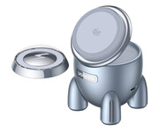 UGREEN Ładowarka indukcyjna 2w1 W713 MagFlowQi2 25W szara UGREEN
