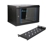 ExtraLink Lite 6U 530x400 Czarna wisząca ExtraLink