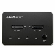 QOLTEC 2x SSD M.2 SATA NGFF USB typ C 2x SSD M.2 SATA NGFF USB typ C QOLTEC