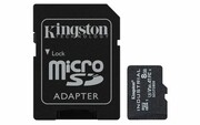 KINGSTON microSD klasy przemysłowej 8GB, 100/80MB/s + Adapter microSD klasy przemysłowej 8GB, 100/80MB/s + Adapter KINGSTON