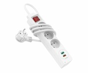 HAMA Listwa zasilająca 3GN, 2xUSB C/A Listwa zasilająca 3GN 2xUSB C/A HAMA