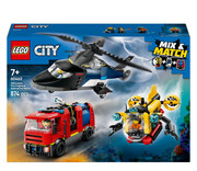 LEGO City 60462 Zestaw z helikopterem, wozem strażackim i łodzią LEGO
