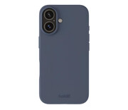 Holdit Silicone Case iPhone 16 Pacific Blue Holdit