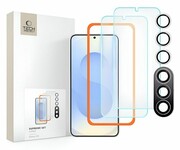 TECH-PROTECT Supreme Set 3-Pack do Samsung Galaxy S25 Clear 5906302322053 Supreme Set 3-Pack do Samsung Galaxy S25 Clear 5906302322053 TECH-PROTECT