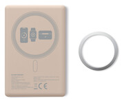 Silver Monkey Powerbank Smart 5000 mAh MagSafe UltraSlim 3w1 Pustynny Silver Monkey