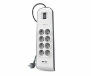 BELKIN Listwa zasilająca przeciwprzepięciowa 900J, 8 gniazd, Listwa zasilająca przeciwprzepięciowa 900J 8 gniazd BELKIN