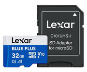 Lexar 32GB microSDHC Blue Plus UHS-I A1 V10 Lexar