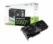 PNY GeForce RTX 5060 Ti Dual Fan 16GB GDDR7 DLSS4 VCG5060T16DFXPB1 GeForce RTX 5060 Ti Dual Fan 16GB GDDR7 DLSS4 VCG5060T16DFXPB1 PNY