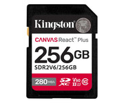 Kingston 256GB SDXC Canvas React Plus UHS-II V60 4K Kingston