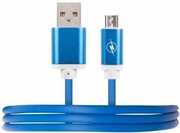 HQCable KABEL USB-MICRO USB 1M niebieski KABEL USB-MICRO USB 1M niebieski HQCable