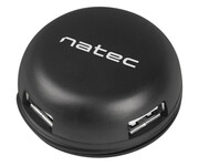 Natec HUB USB 2.0 BUMBLEBEE 4-PORTY CZARNY Natec