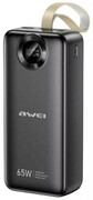 AWEI PA-34 30000mAh 65W Fast charging czarny AWEI