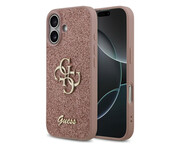 Guess Fixed Glitter Big 4G do iPhone 17 różowy Guess