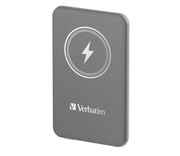 Verbatim Charge 'n' Go Magnetic Wireless Power Bank 5000mAh szary Verbatim