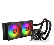 KRUX HydroGlance 240 ARGB LCD 2x120mm KRUX
