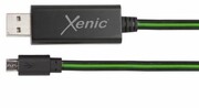 XENIC USB-MICRO USB 1M, zielony USB-MICRO USB 1M zielony XENIC