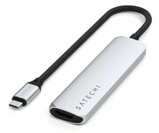 Satechi 4-in-1 USB-C Slim Multiport Adapter 4K USB-C, srebrny STP4SS 4-in-1 USB-C Slim Multiport Adapter 4K USB-C srebrny STP4SS Satechi