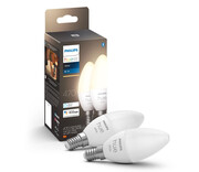 Philips Hue White Inteligentna Żarówka świeczka 2xE14 Philips Hue