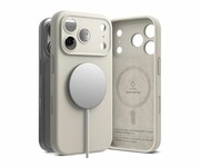 Ringke Silicone Magnetic Magsafe do Iphone 17 Pro Max Stone 8800328810440 Silicone Magnetic Magsafe do Iphone 17 Pro Max Stone 8800328810440