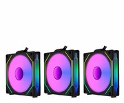 LIAN LI UNI FAN SL-INF 120 ARGB Reverse PWM Triple Pack 3x120mm 12RSLIN3B UNI FAN SL-INF 120 ARGB Reverse PWM Triple Pack 3x120mm 12RSLIN3B LIAN LI