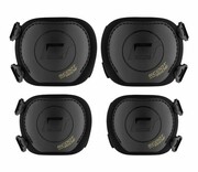 Scoot & Ride Zestaw ochraniaczy na łokcie i kolana rozmiar XXS Black&Gold Zestaw ochraniaczy na łokcie i kolana rozmiar XXS Black Gold Scoot & Ride