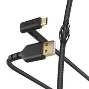 Hama USB-microUSB STAND 1,5m czarny Hama