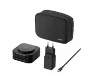 BELKIN Podróżna magnetyczna podkładka ładująca 3w1 15W, czarna WIZ024vfBK Podróżna magnetyczna podkładka ładująca 3w1 15W czarna WIZ024vfBK BELKIN