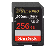 Sandisk 256GB SDXC Extreme PRO 200MB/s A2 C10 V30 UHS-I U3 Sandisk