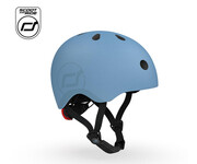 Scoot & Ride Kask ochronny M-L dla starszych dzieci i nastolatków Steel Scoot & Ride