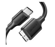 UGREEN US312 Kabel Micro-B USB 3.0 - USB-C 1m czarny UGREEN