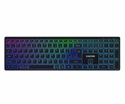 CANYON Klawiatura HKB-W11 UK/US RGB Dwa Tryby Bezprzewodowa Czarna CNS-HBTK11B Klawiatura HKB-W11 UK/US RGB Dwa Tryby Bezprzewodowa Czarna CNS-HBTK11B CANYON