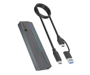 ICY BOX Obudowa dysku SSD RGB M.2 SATA/NVMe USB 3.2 Gen 2 Type-C ICY BOX